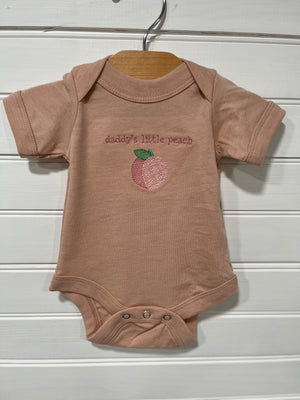 Daddy's Little Peach Onesie